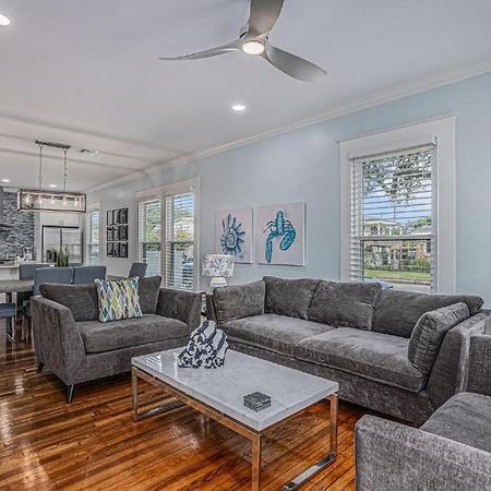 Luxury Designer Villa By The Beach Bright Beautiful Brand New Galveston Exteriér fotografie